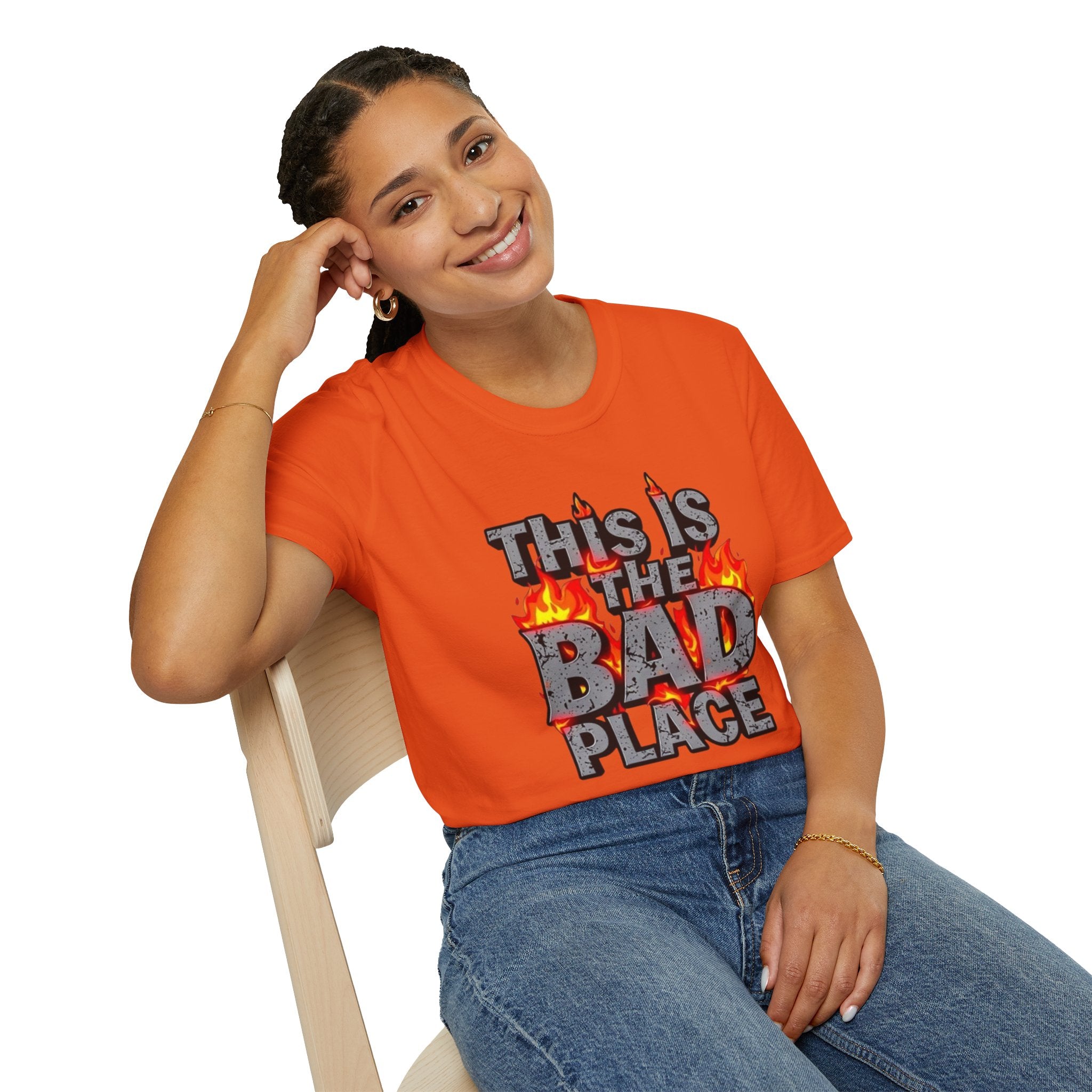 Funny Graphic T-Shirt: 'This is the Bad Place