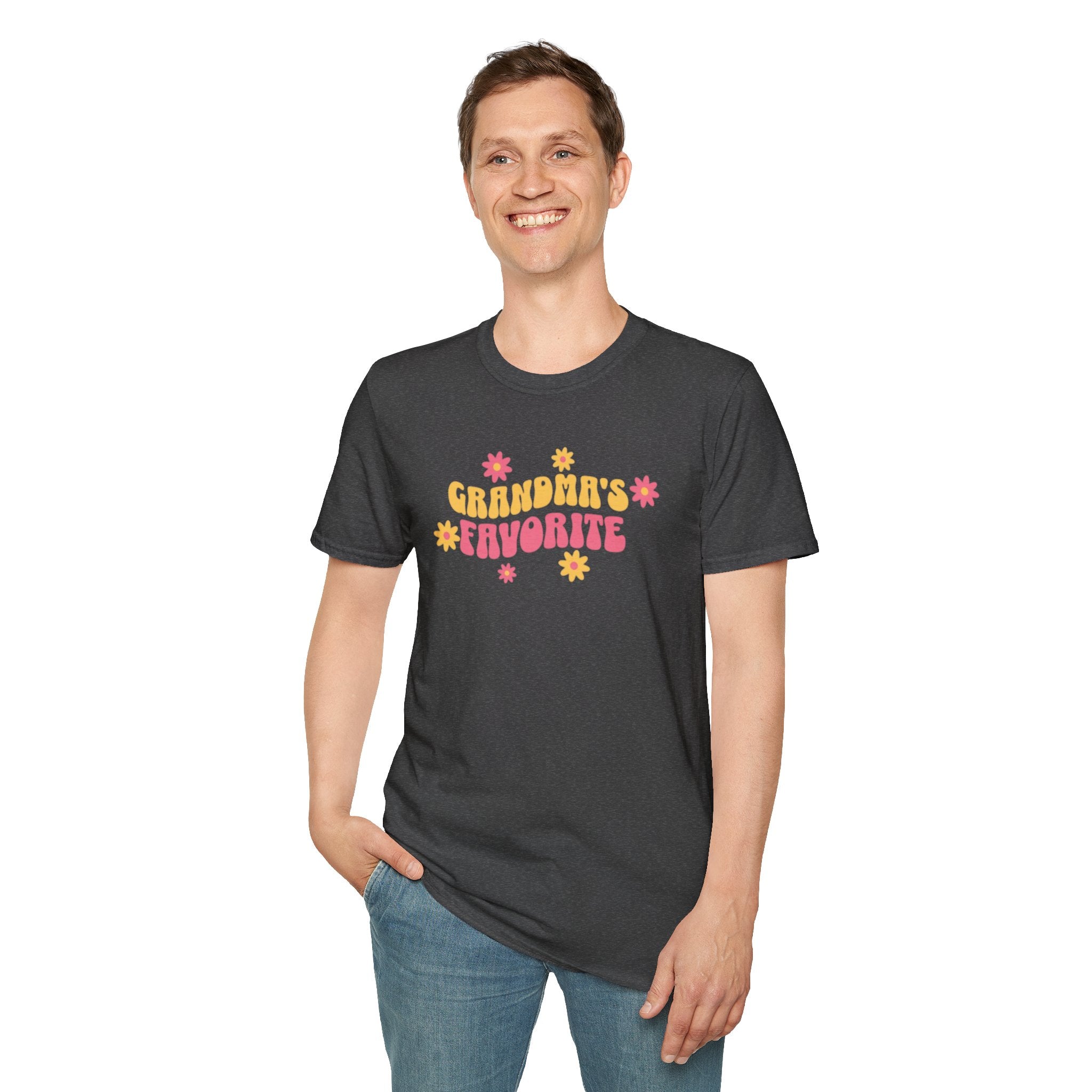 Grandma's Favorite Unisex Softstyle T-Shirt - EqualiTees.Me