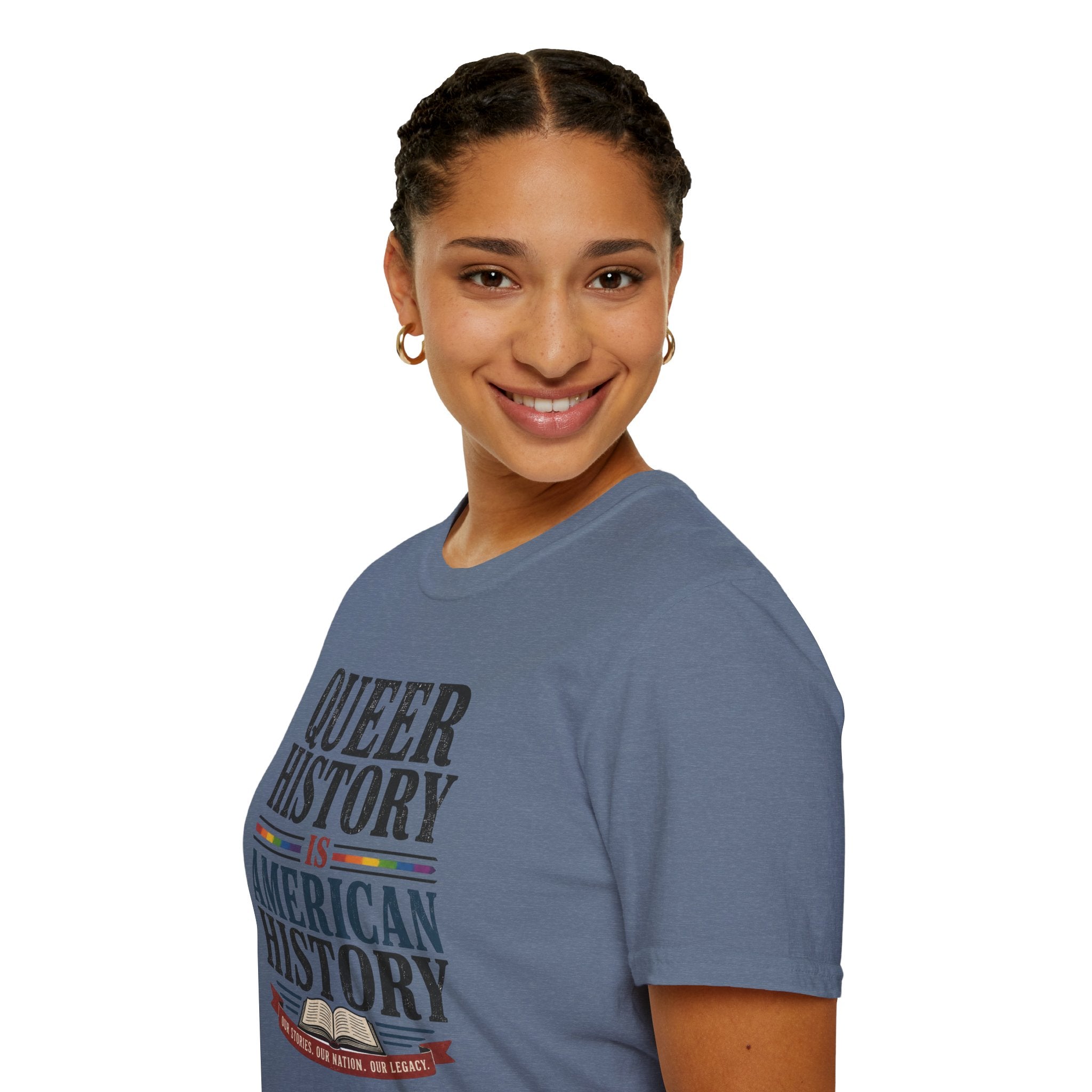 Queer History Is American — Graphic T-Shirt