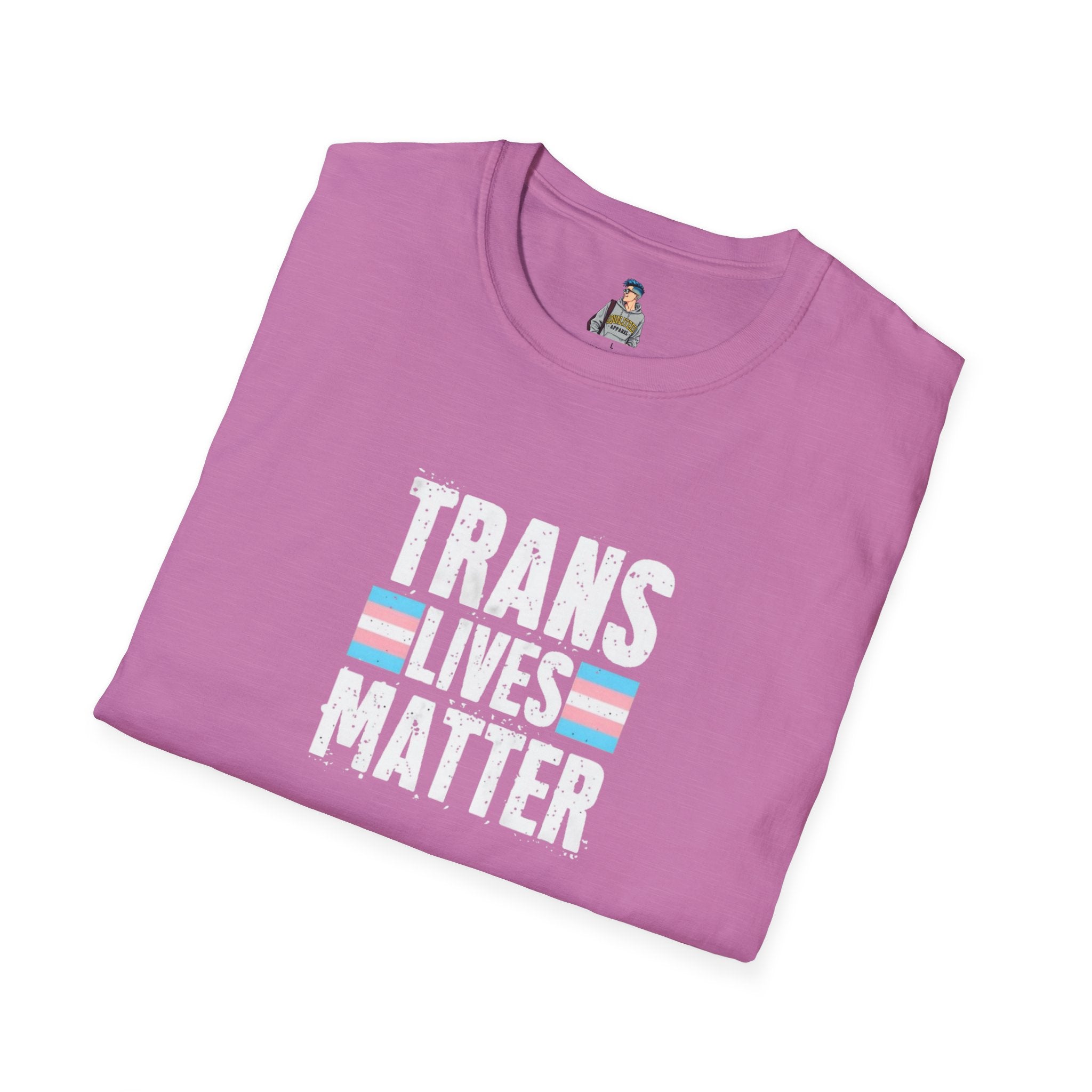 Trans Lives Matter Unisex Softstyle T-Shirt - Support LGBTQ+ Rights