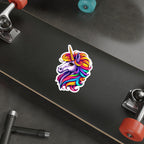 Die-Cut Stickers Purple Unicorn
