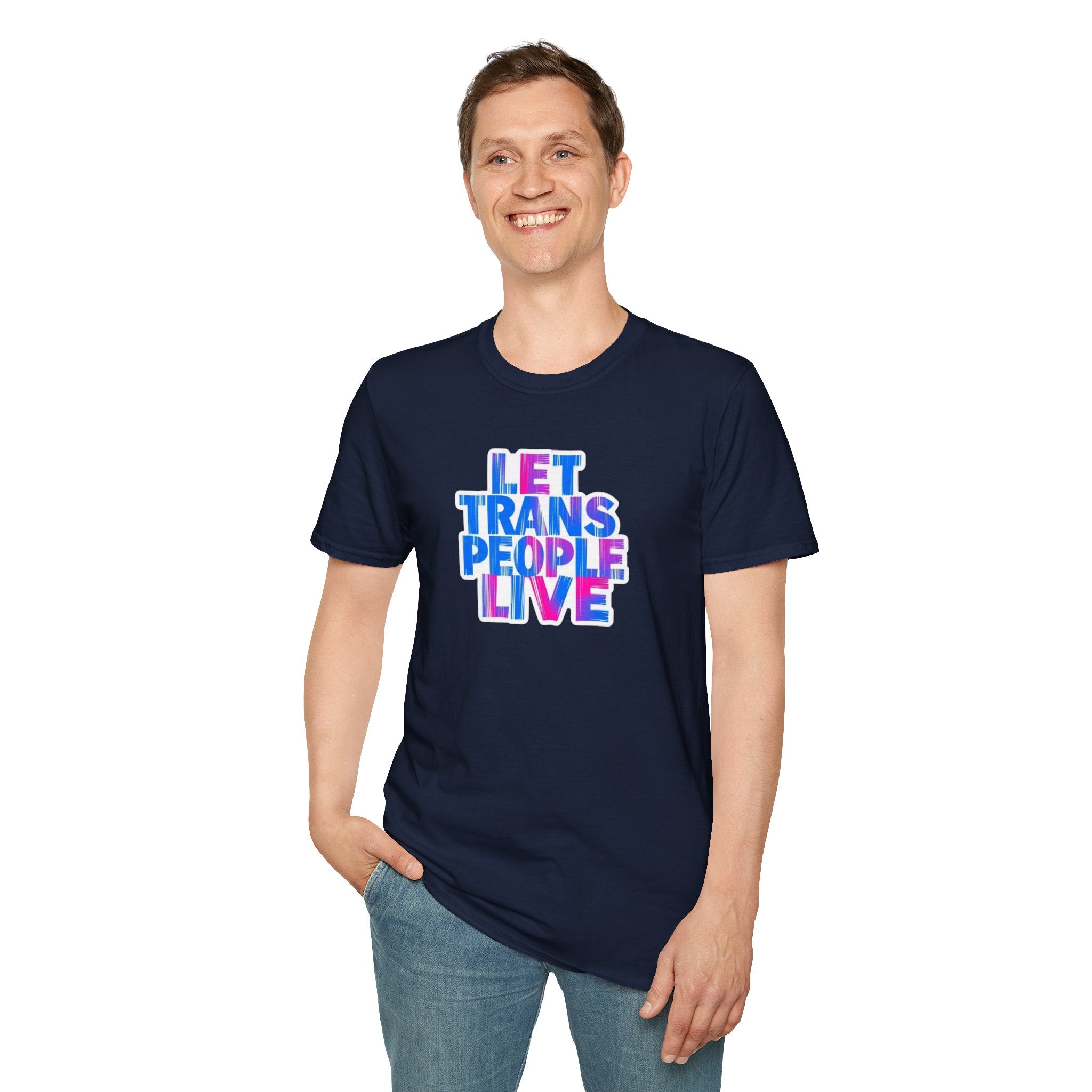 Let Trans People Live Unisex Softstyle T-Shirt