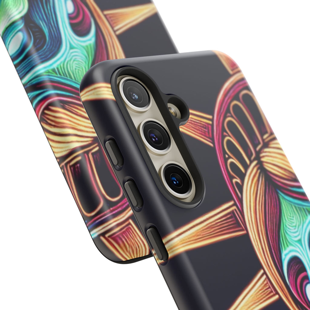 Statue of Liberty Neon Glowing Art Tough Case for Android & iPhone