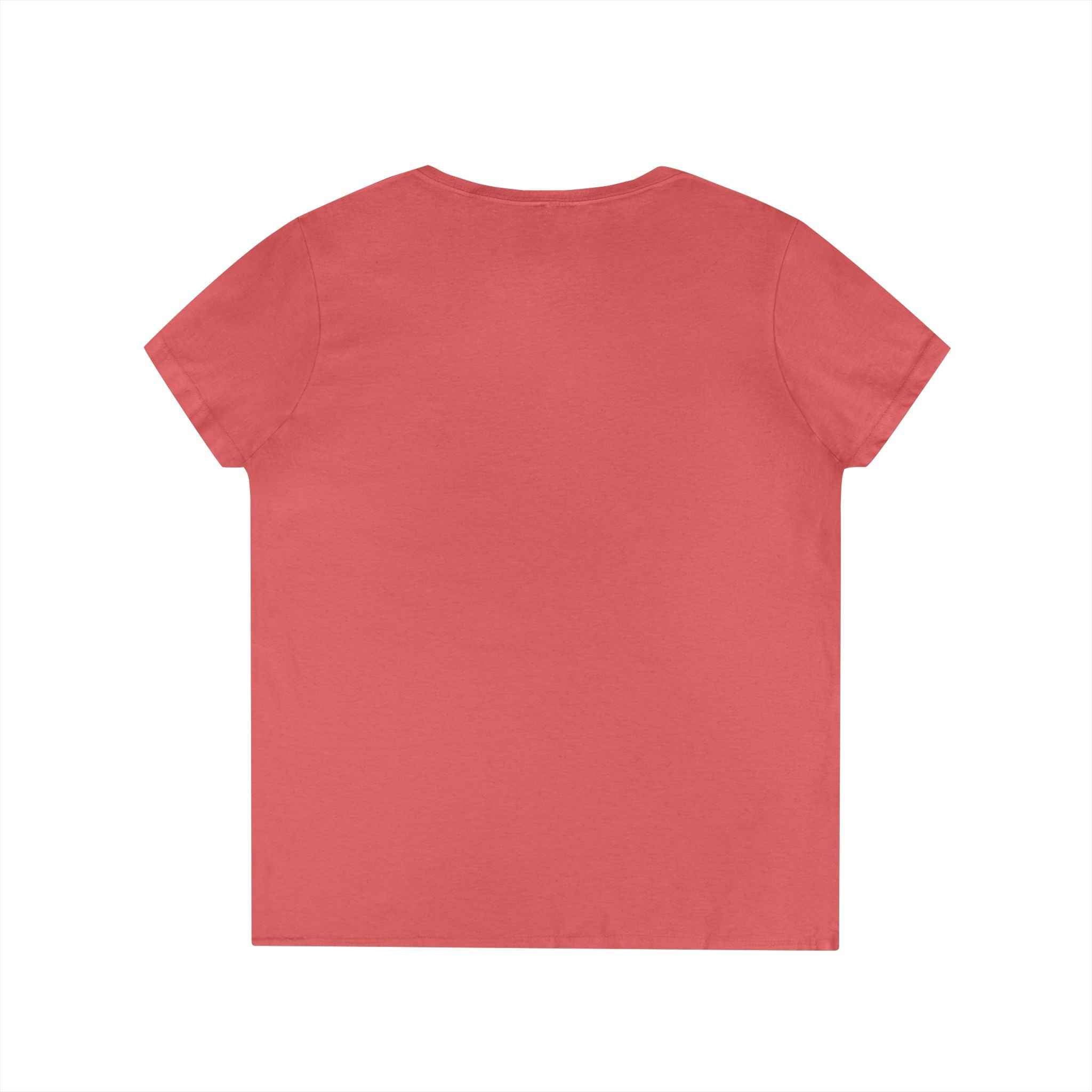 #ICE OUT Ladies' V-Neck T-Shirt — Trendy Hashtag Graphic Tee