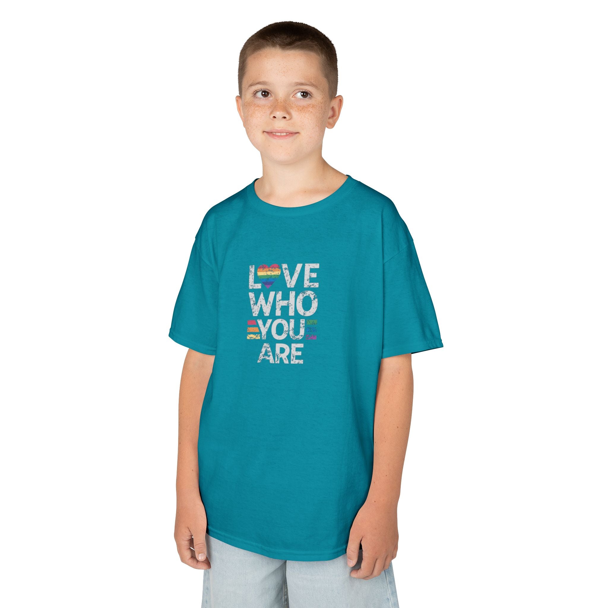 Love Who You Are Kids Heavy Cotton™ Tee - Pride Shirt for Children