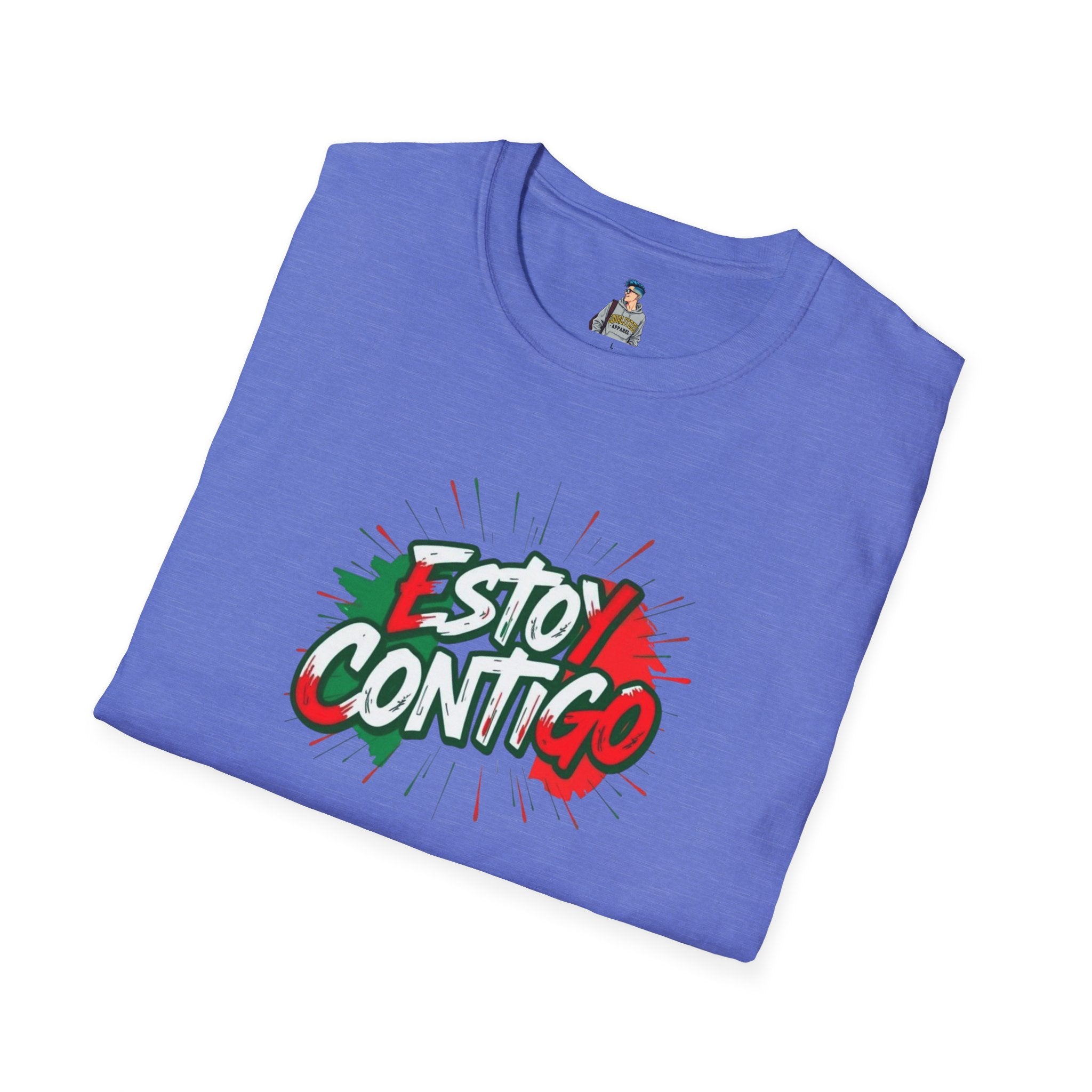Estoy Contigo (I Am With You) Immigrants Make America Great Unisex Softstyle T-Shirt Classic Protest Tee