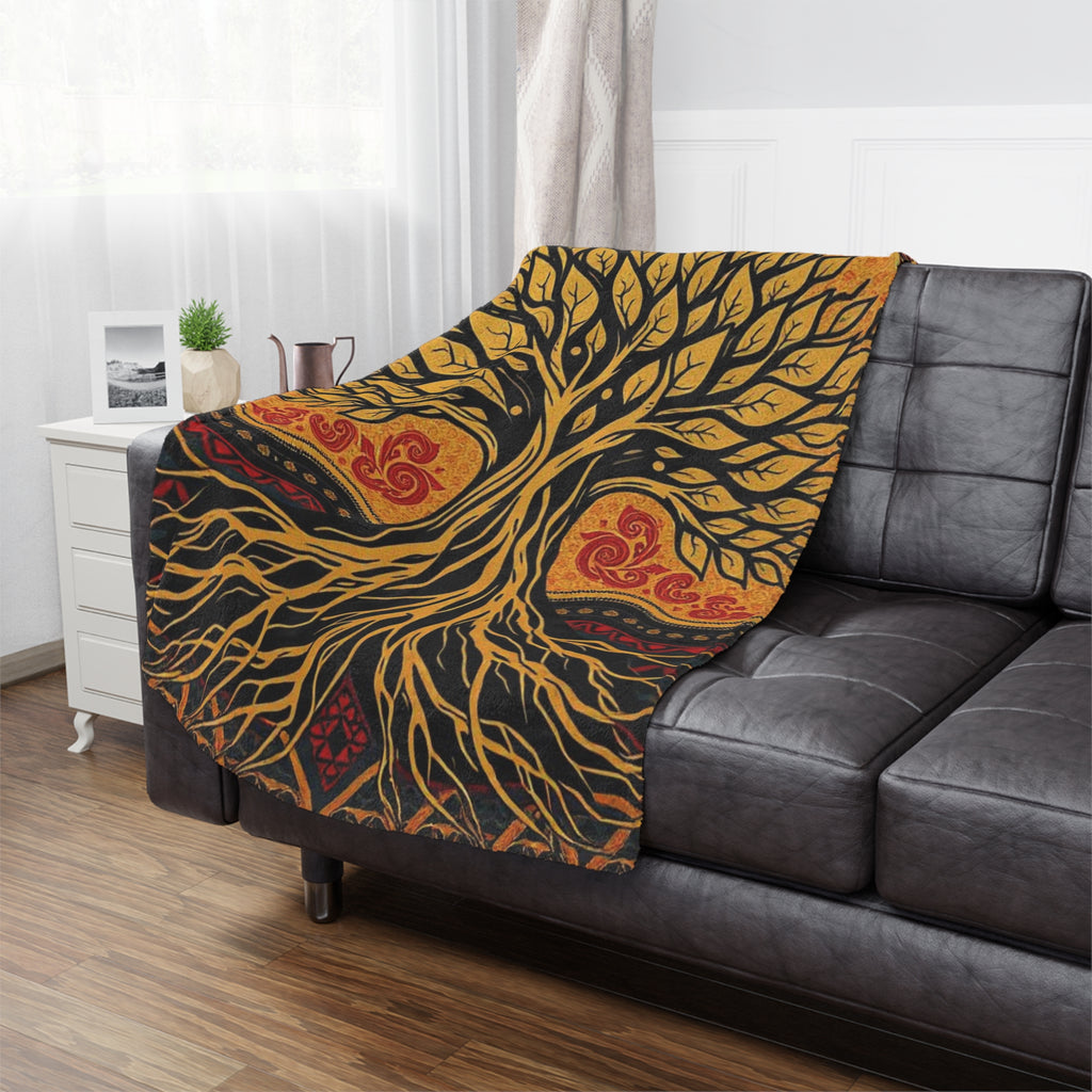 Strength In Our Roots Microfiber Blanket
