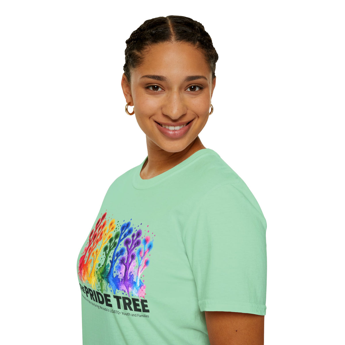 Pride Tree Las Vegas T-Shirt - Black Text