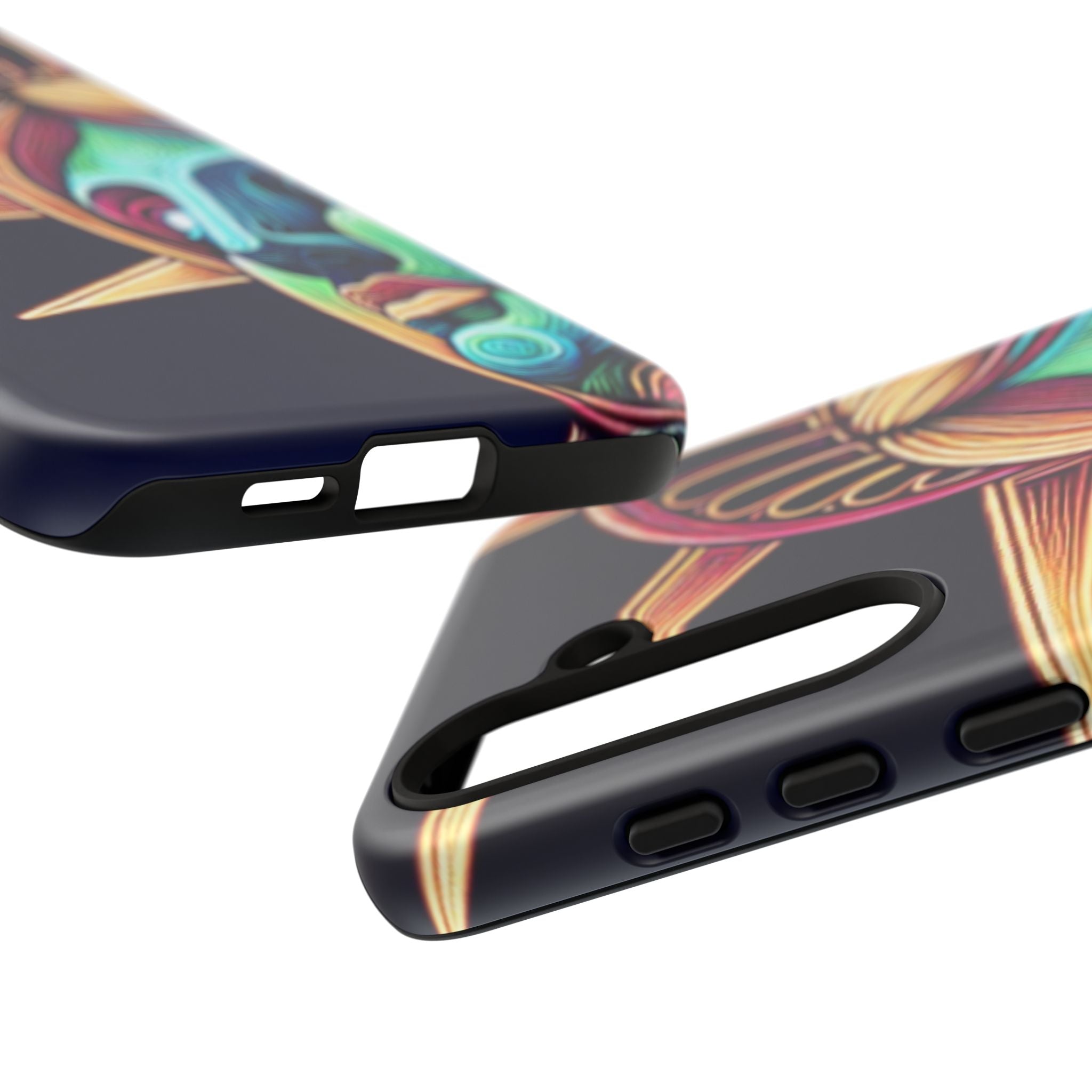 Statue of Liberty Neon Glowing Art Tough Case for Android & iPhone