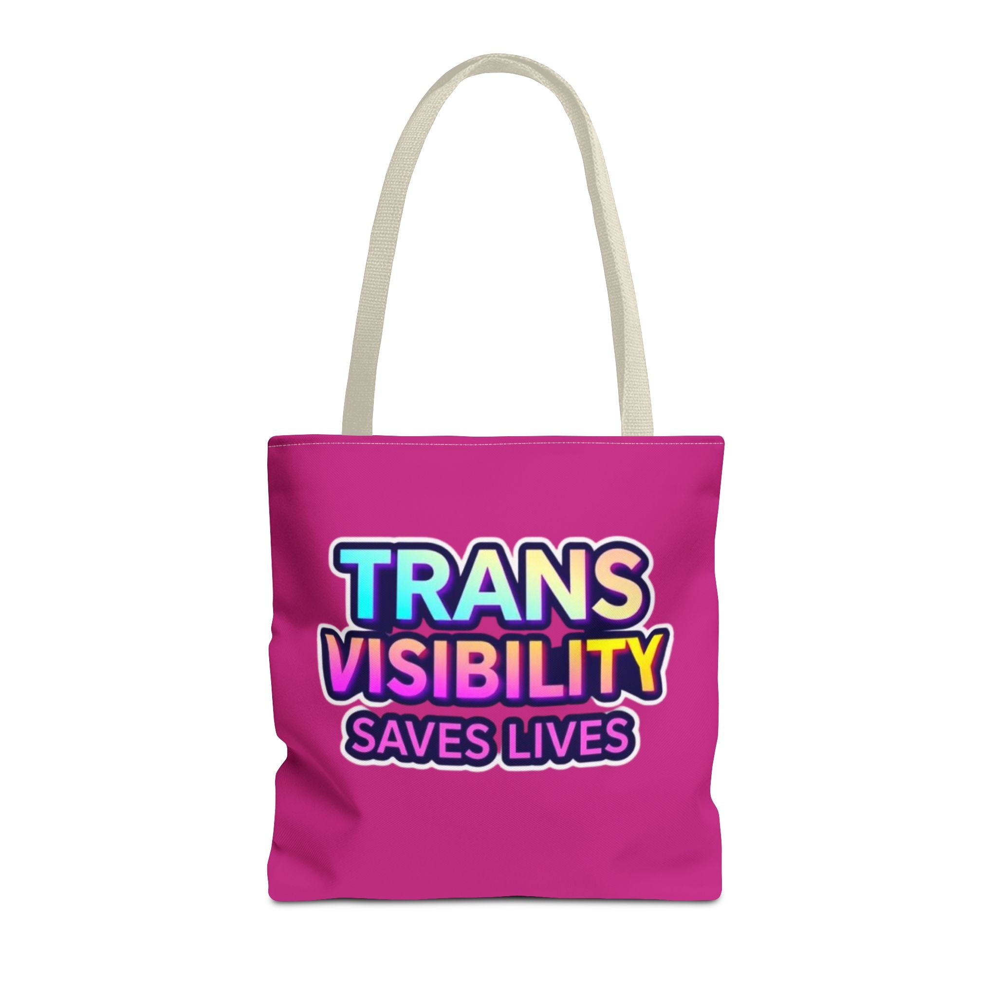 Trans Visibility Saves Lives Tote Bag