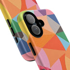 Colorful Geometric Tough Phone Case for iPhone