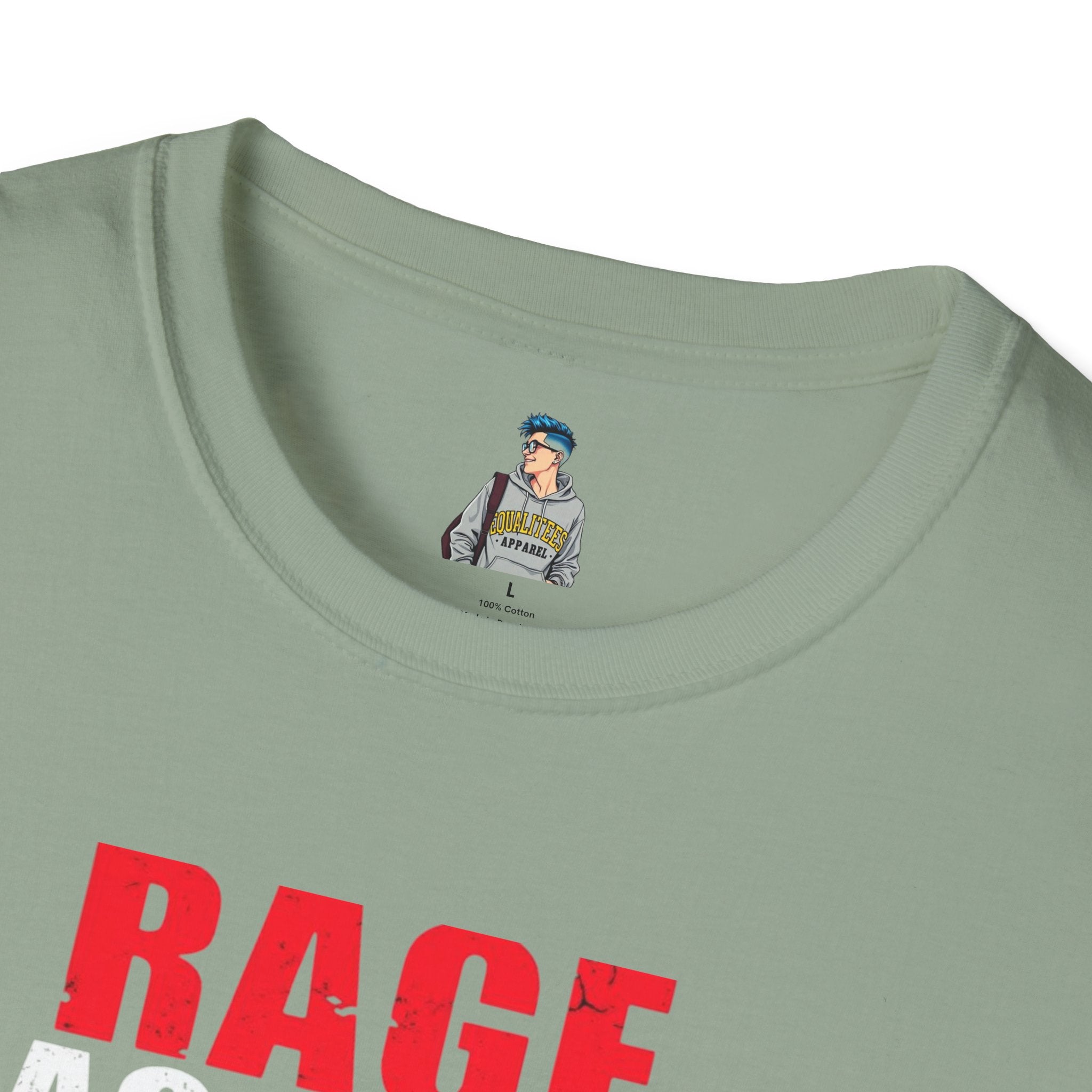 Unisex Softstyle T-Shirt - "Rage Against the BS" Graphic Tee
