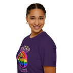 Unisex Softstyle T-Shirt - Queer Rights Are Human Rights Statement Tee