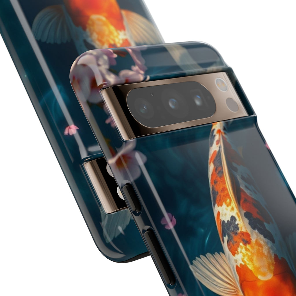 Peaceful Koi Cherry Blossom Tough Cases For Android & iPhone