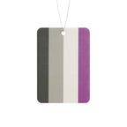 Asexual Pride Flag Car Air Freshener - Eclectic and Aromatic