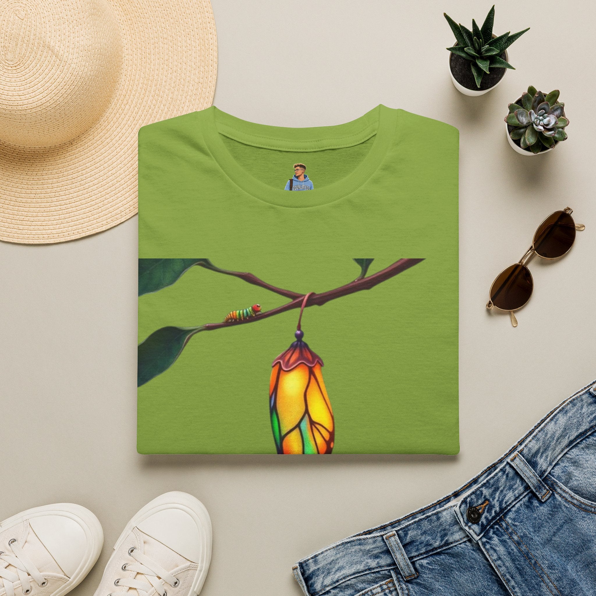 Rainbow Butterfly Cocoon Pride T-Shirt