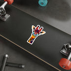 Giraffe Sticker - Die-Cut Stickers in Colorful LGBTQIA Colors