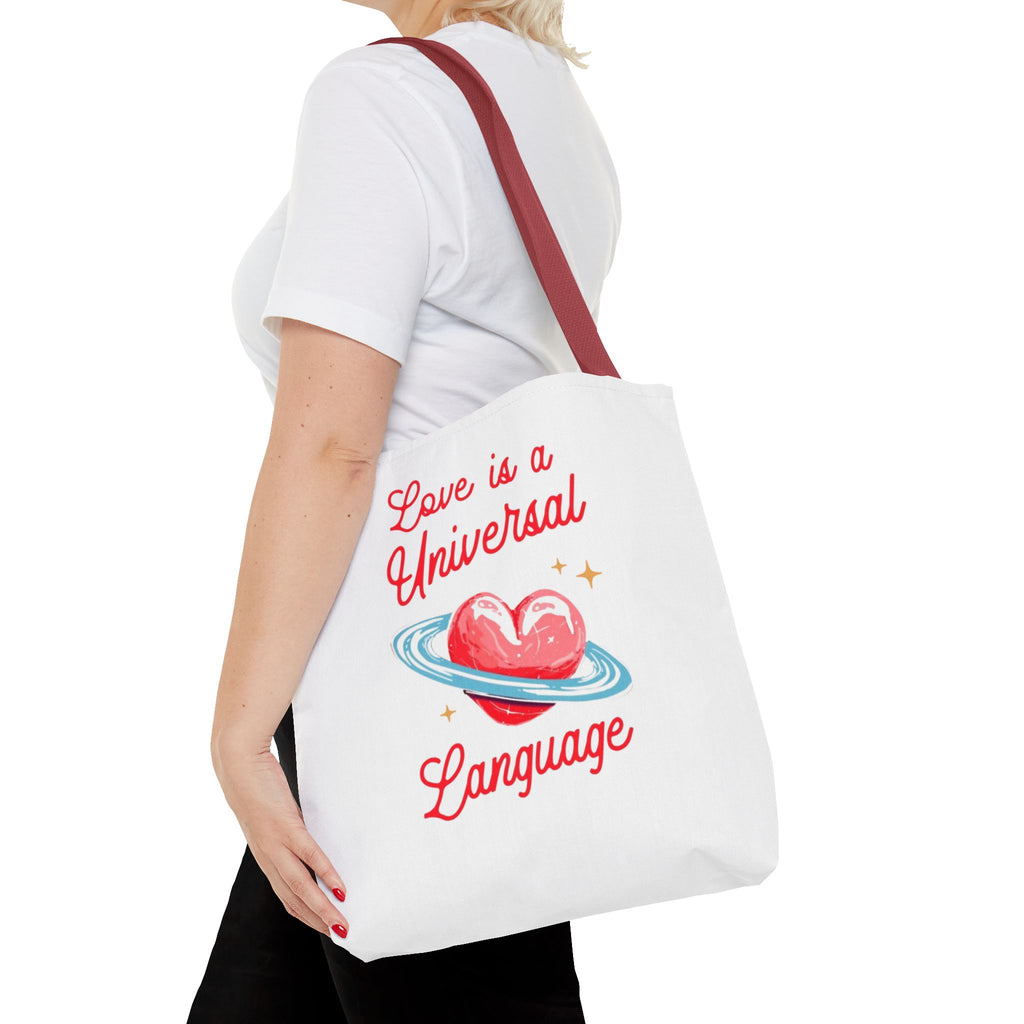 Love is a Universal Language Design - Tote Bag