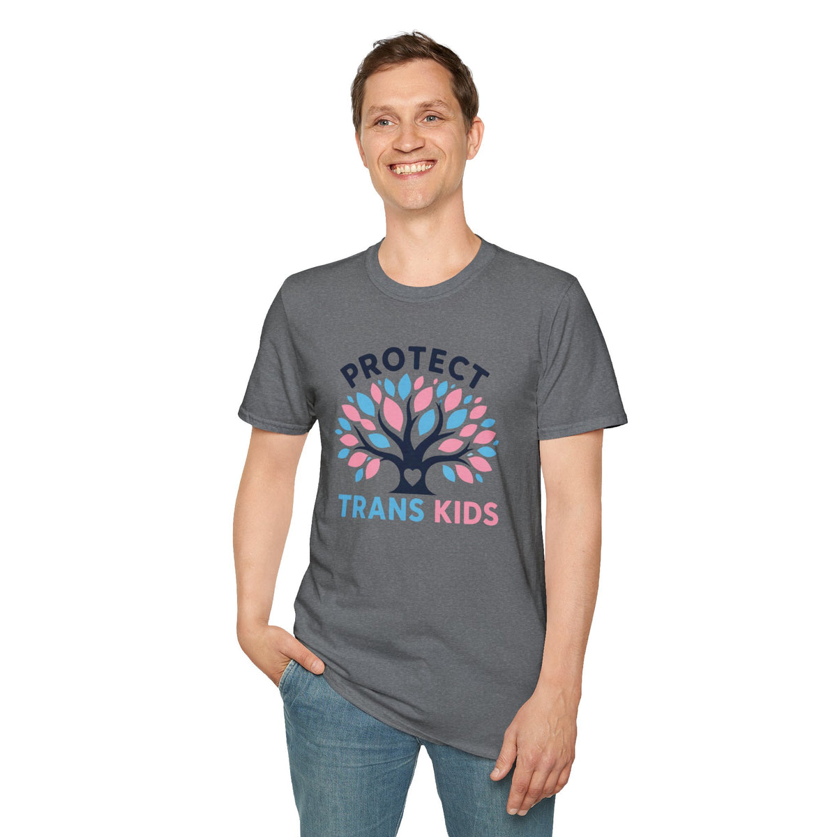 Protect Trans Kids Pride Tree Las Vegas T-Shirt