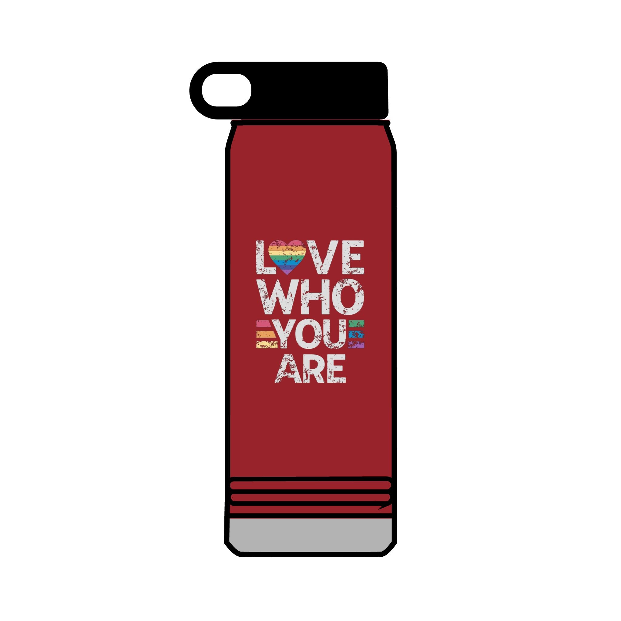32oz Water Bottle Love Who You Are