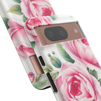 Android OR iPhone Compatible Cases - Pink Flower Design - Unique Tough Cases