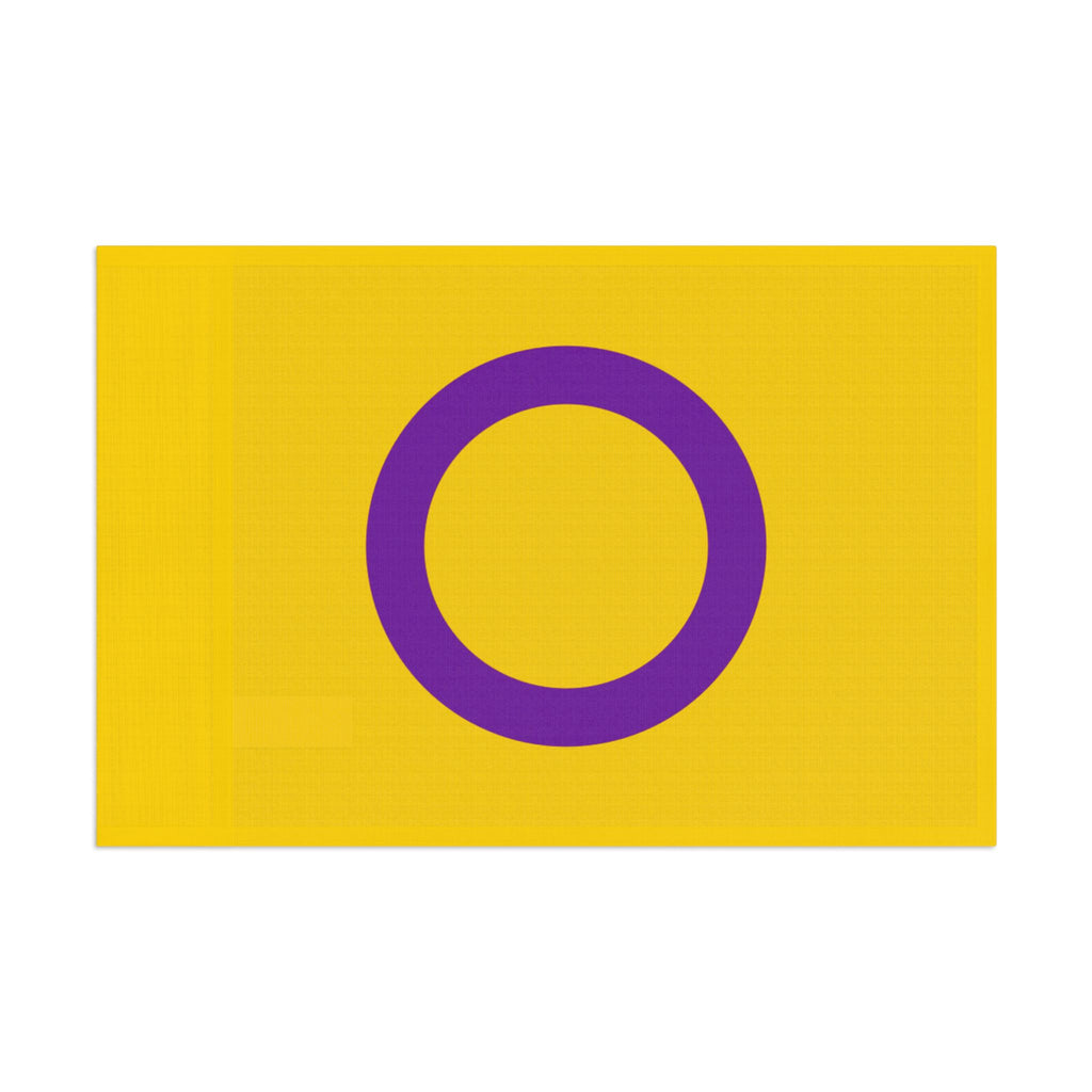 Intersex Pride Flag - Aesthetic LGBTQ+ Banner for Celebration & Home Decor