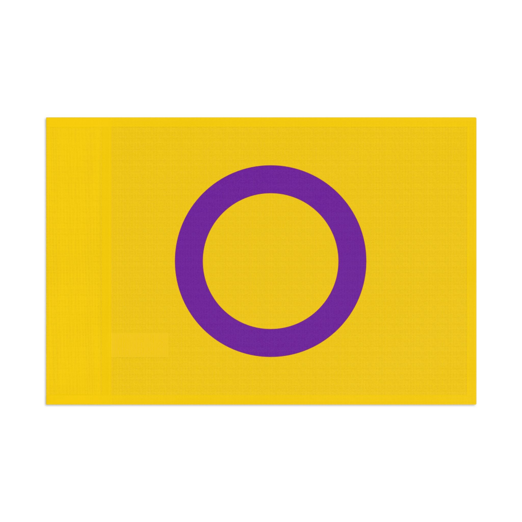 Intersex Pride Flag - Aesthetic LGBTQ+ Banner for Celebration & Home Decor