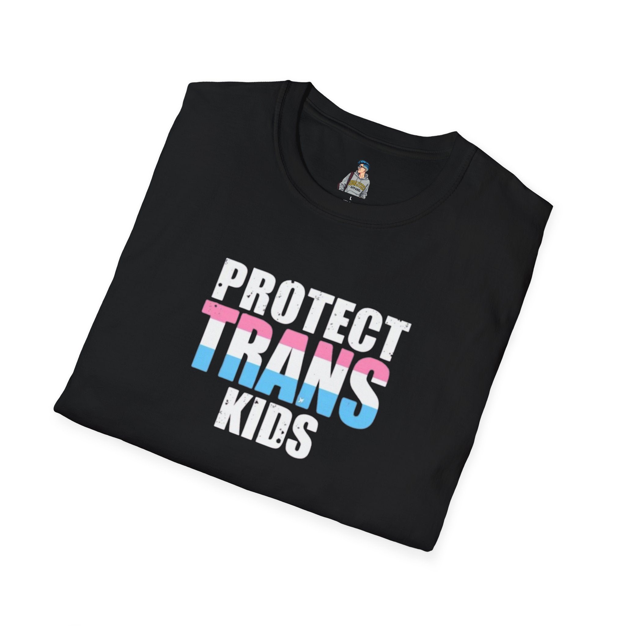 Unisex Softstyle T-Shirt - PROTECT TRANS KIDS