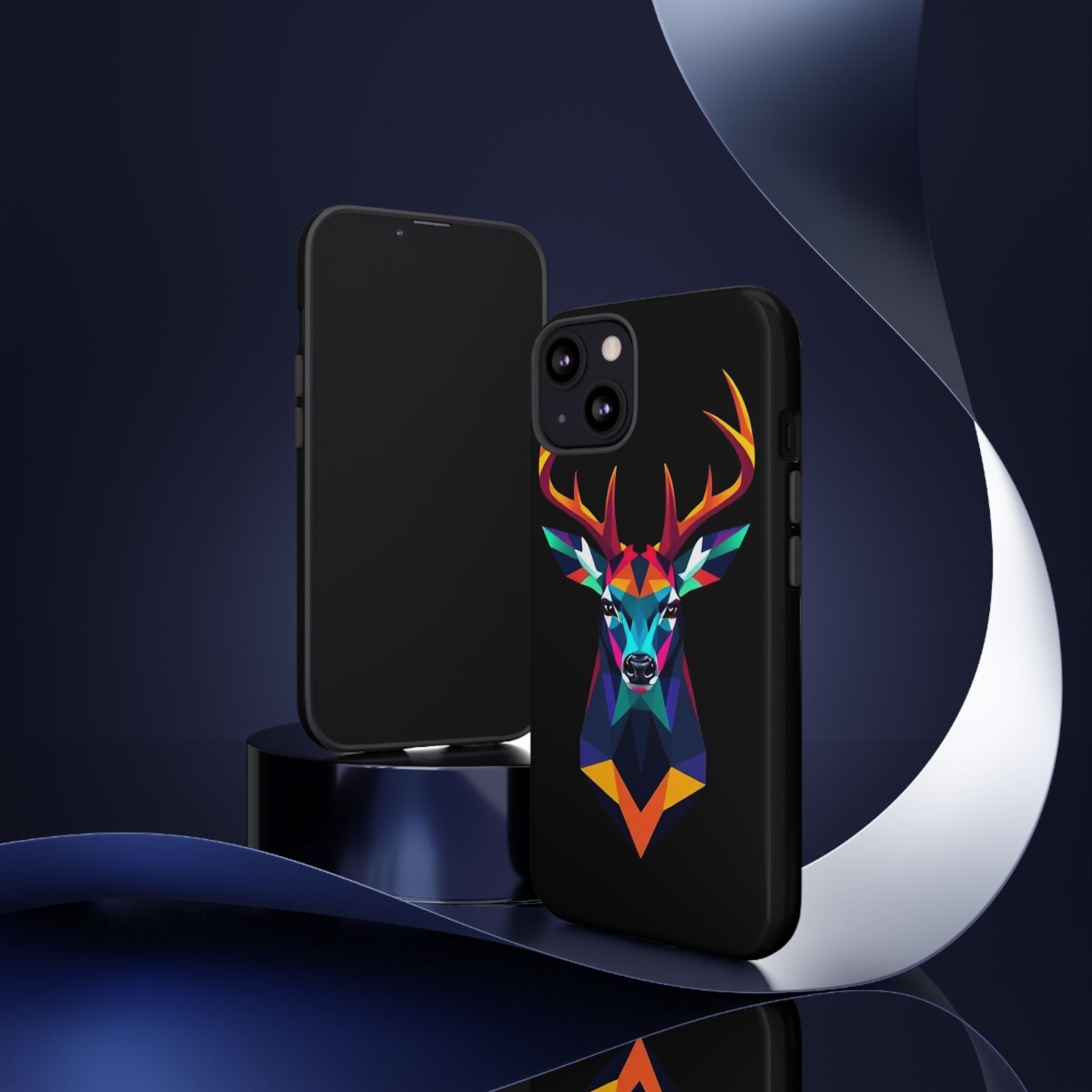 Colorful Fractal Deer Art Design Tough Case For Android & iPhone