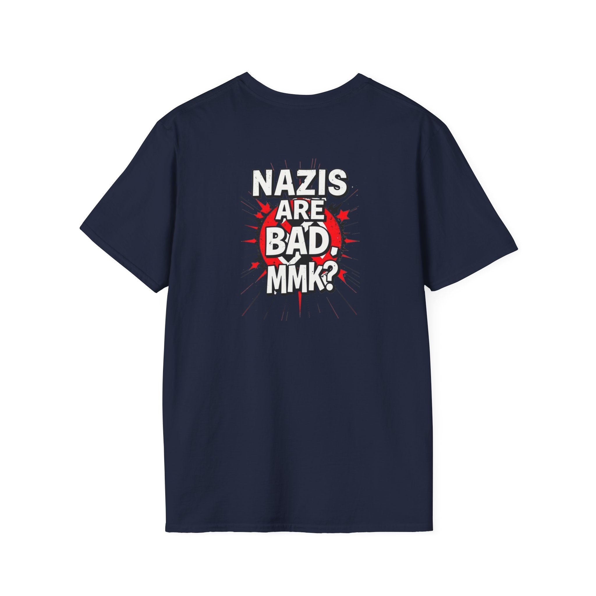 Unisex Softstyle T-Shirt: 'Our Grandparents Fought Fascists' Patriotic Tee