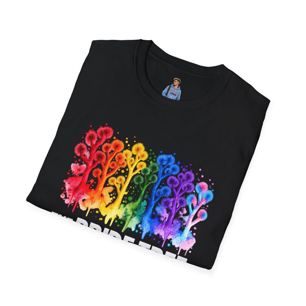 Pride Tree Las Vegas White Text T-shirt