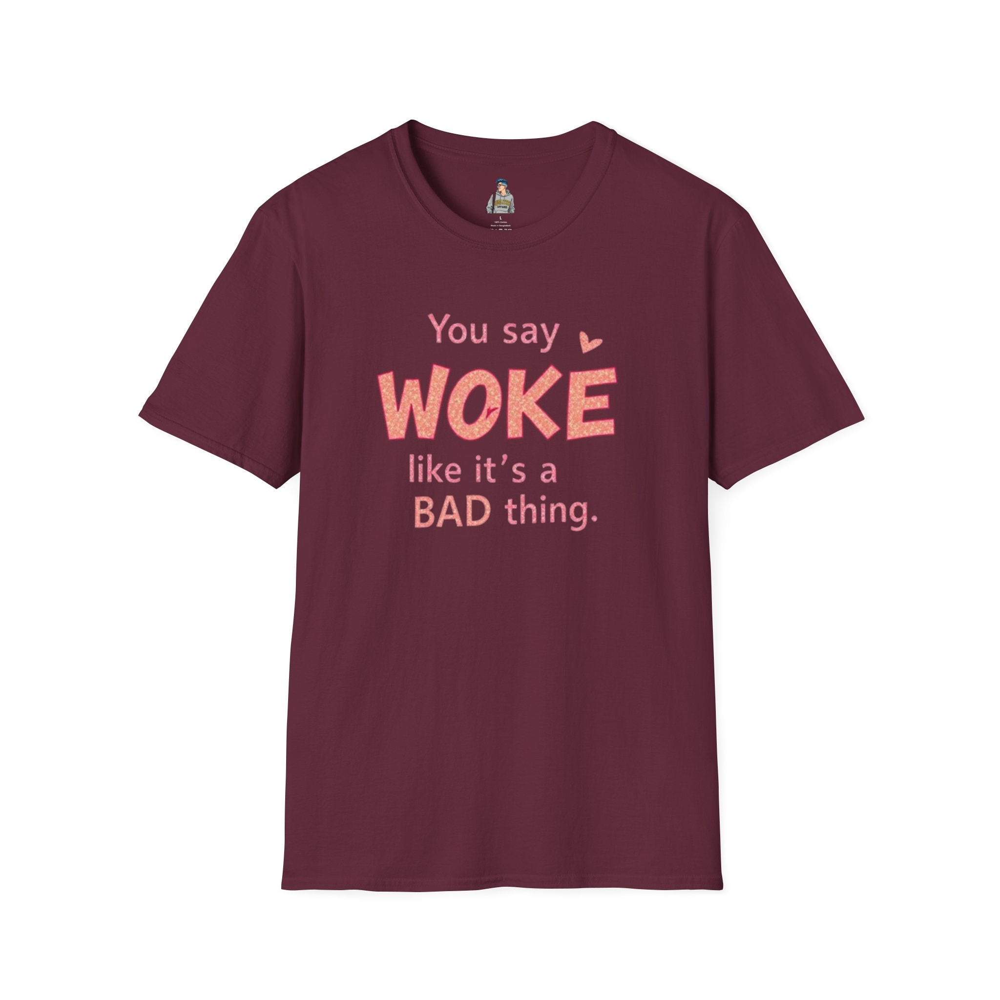 Woke is Empathy Unisex Softstyle T-Shirt - Bold Statement Tee for Everyday Activists