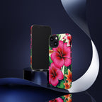 Tropical Hibiscus Phone Case for iPhone — Floral Tough Protective Cover