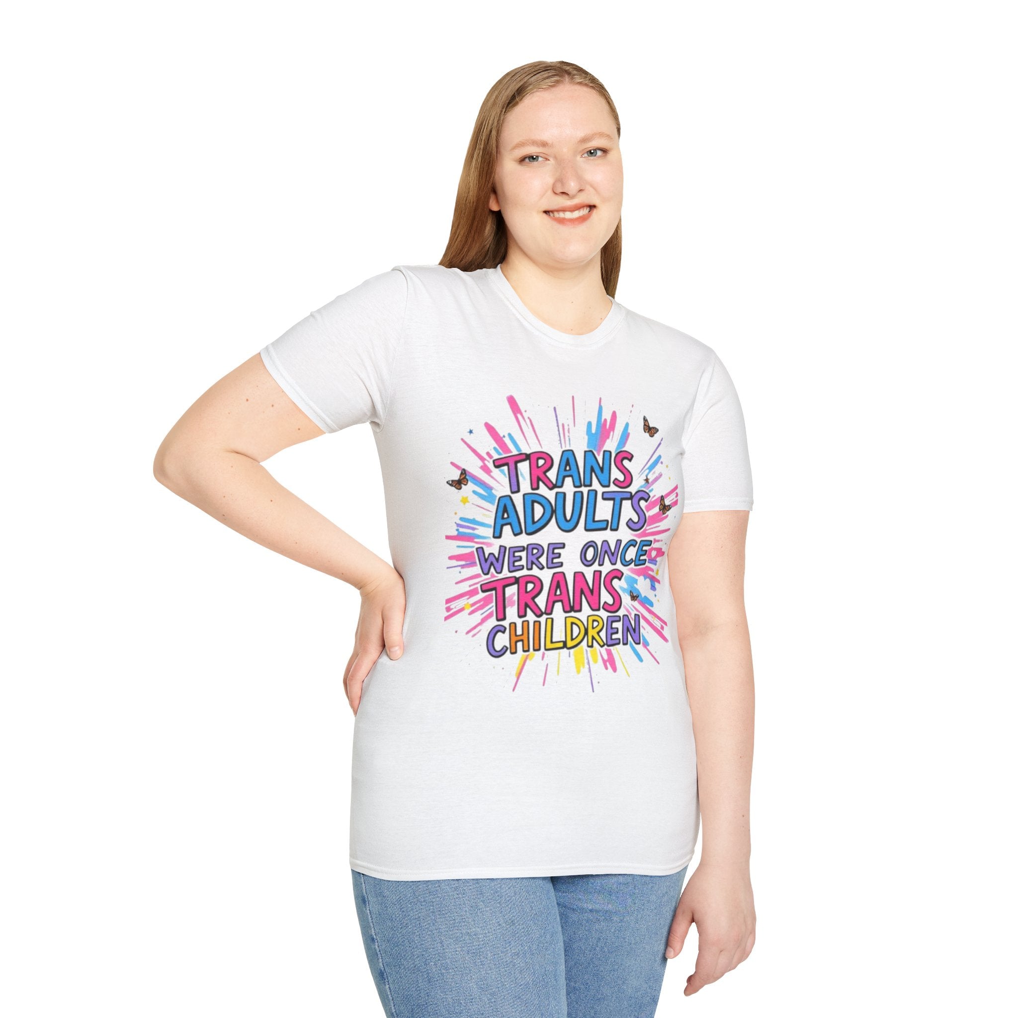 Trans Awareness Unisex T-Shirt, LGBTQ+ Pride Shirt, Gift for Allies, Feminist Apparel, Support Trans Rights