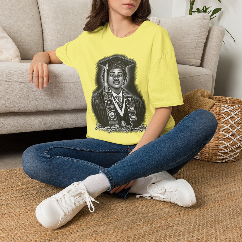 Portrait Front and Back - In Memory of Pierre Damas Bel T-Shirt