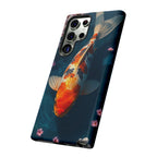 Peaceful Koi Cherry Blossom Tough Cases For Android & iPhone
