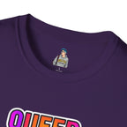 Queer Youth Exist T-Shirt | Unisex Softstyle Tee for Pride Events & Everyday Wear