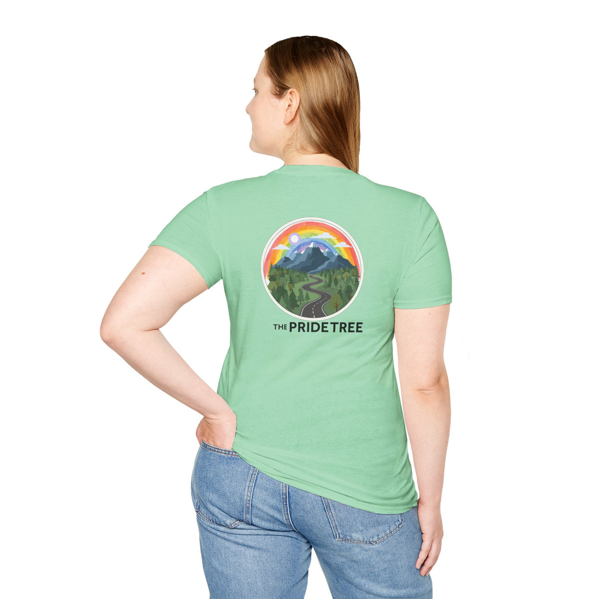 Pride Tree Las Vegas Mountain Graphic T-Shirt