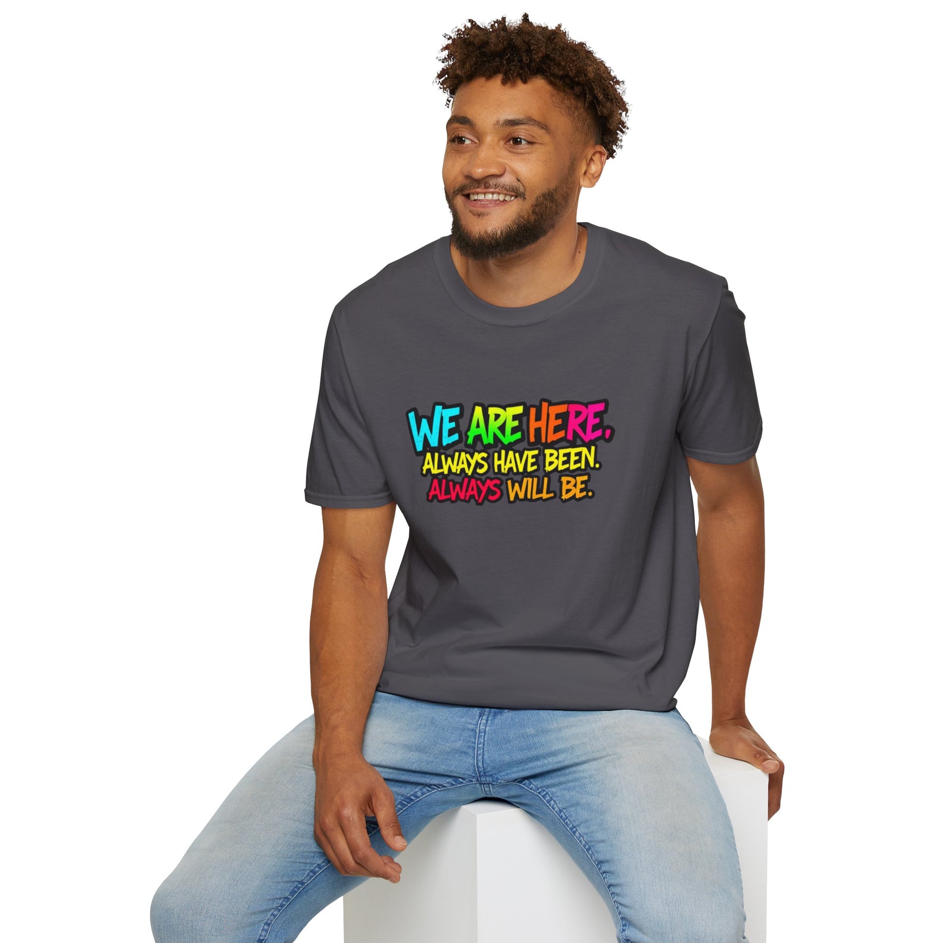 We are WHO We Are Just Leave Us tf Alone Pride Tee