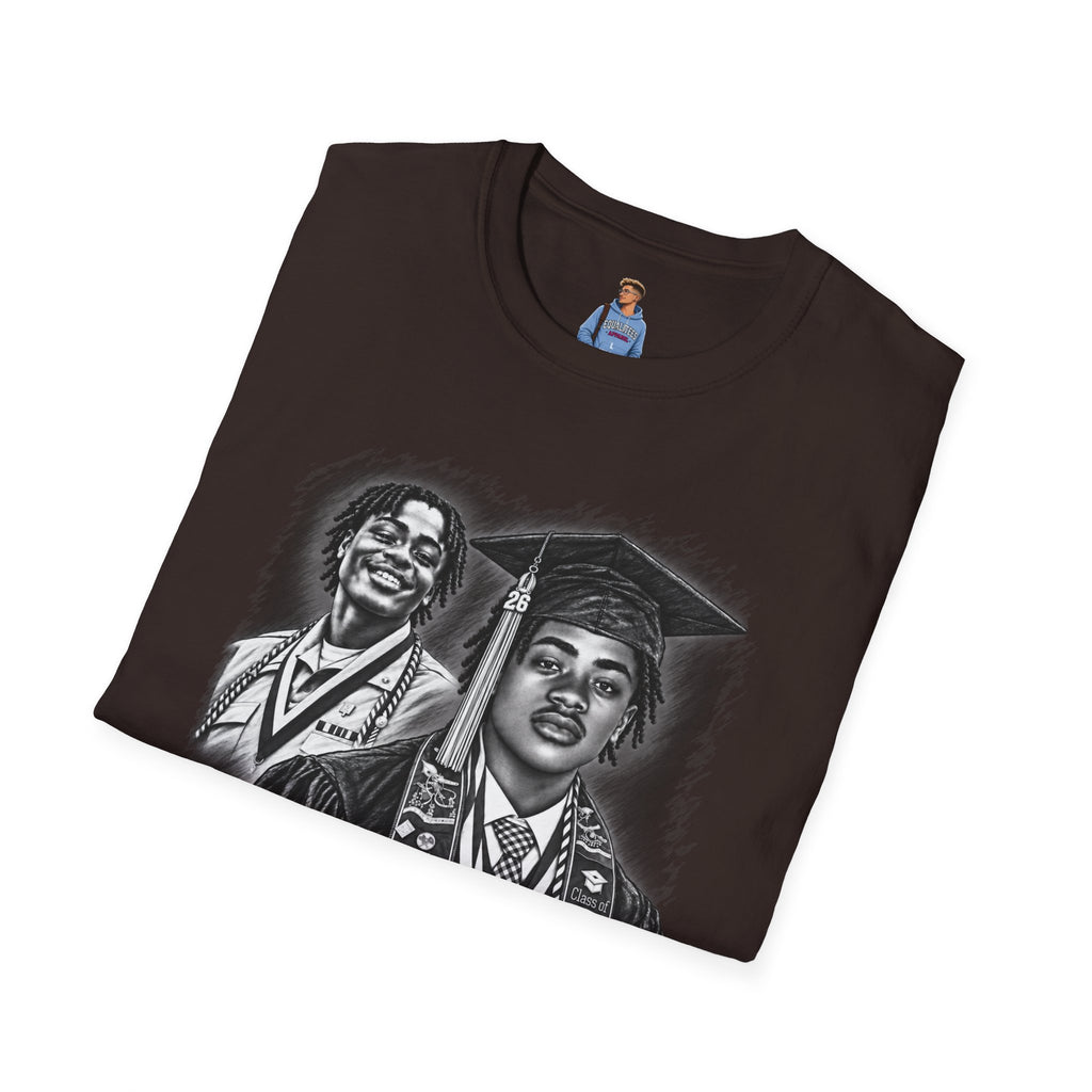 Double Portrait Front - In Memory of Pierre Damas Bel T-Shirt