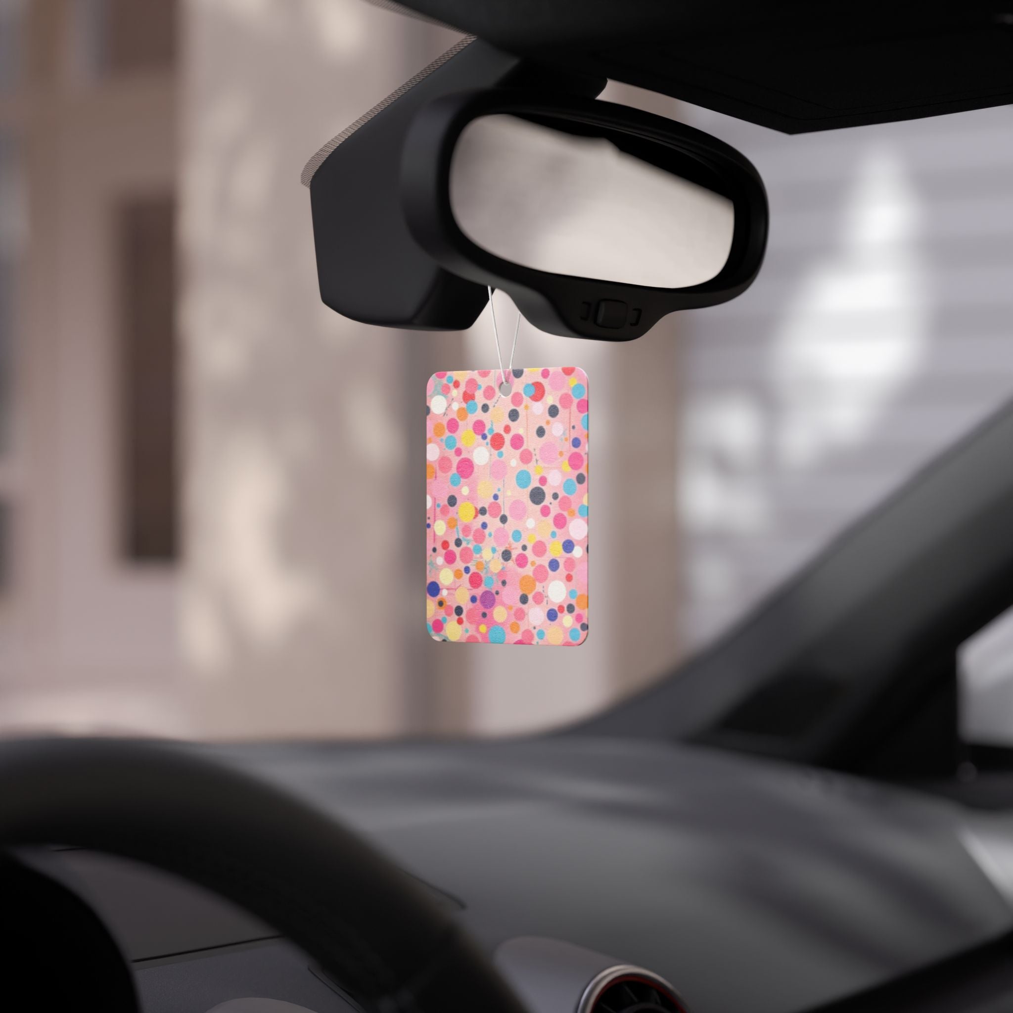Dots and Splatters Car Air Freshener