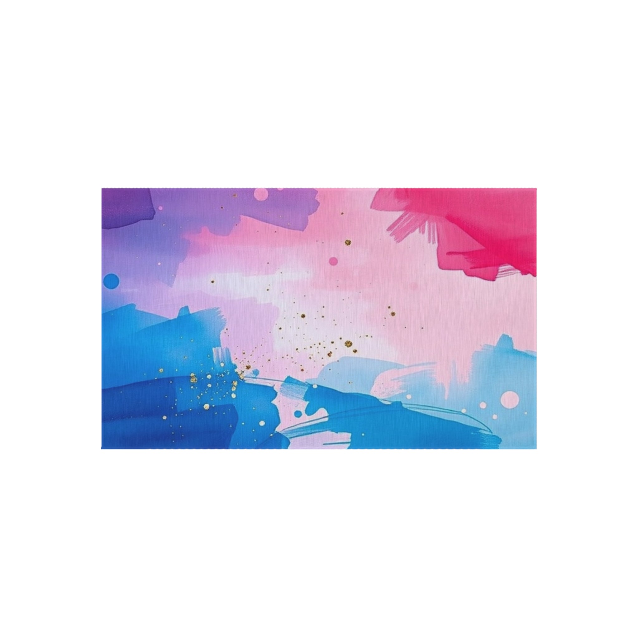 Painters Dream Outdoor Rug - Colorful Decorative Mat for Patios & Gardens