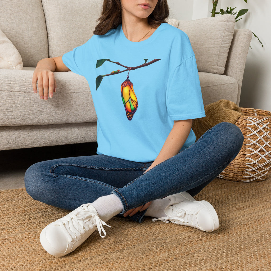 Rainbow Butterfly Cocoon Pride T-Shirt