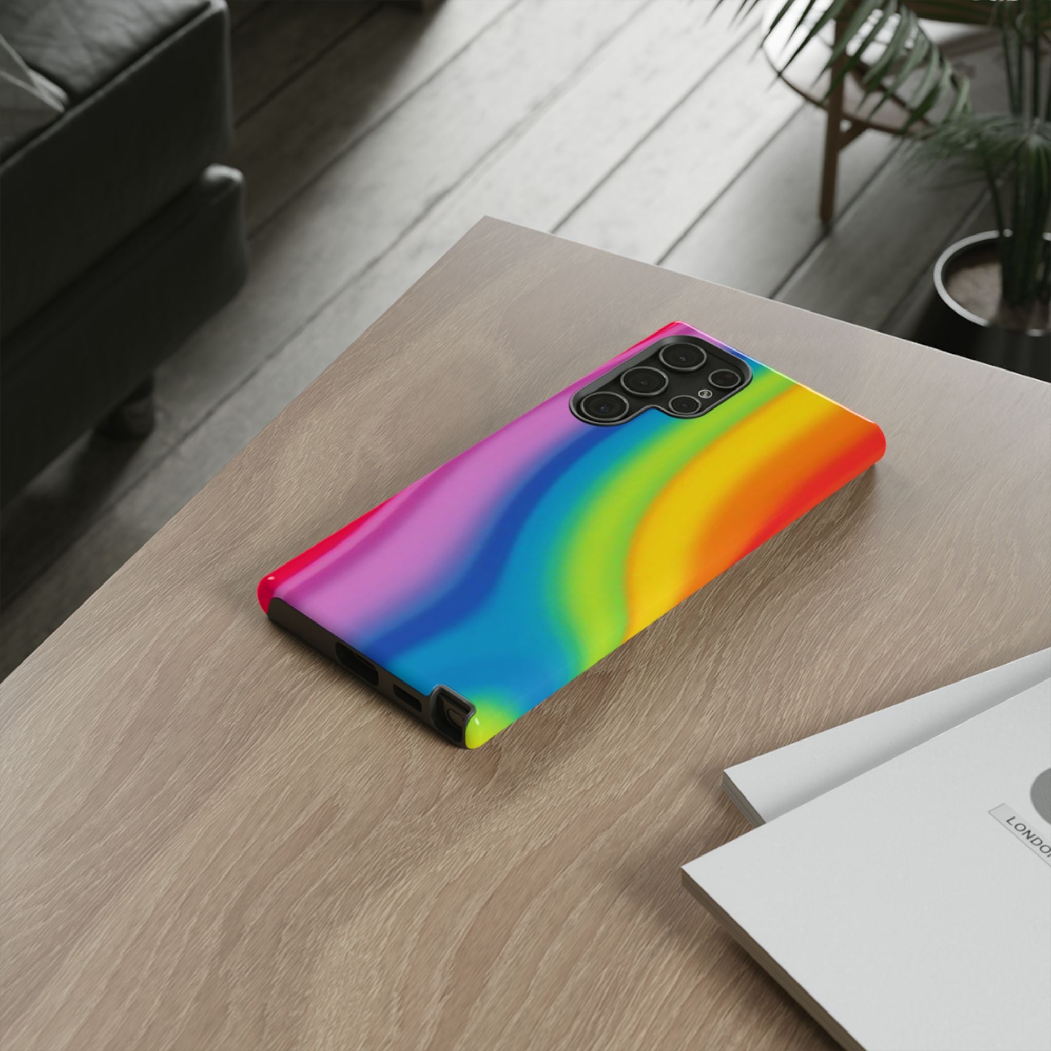 Rainbow Swirl Tough Case for Android