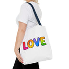 Rainbow Love Tote Bag