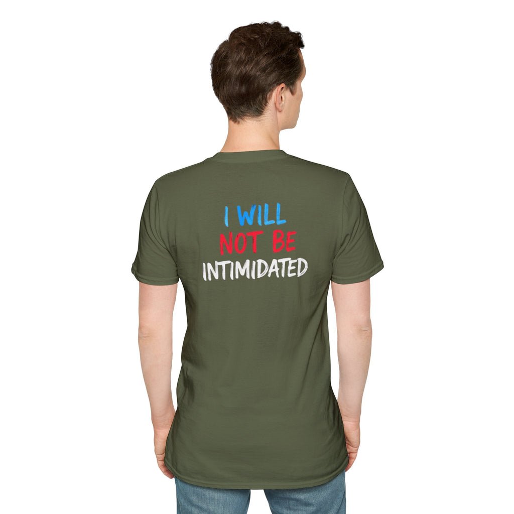 Ballots > Bullies T-Shirt — "I Will Not Be Intimidated" Voter Rights Tee