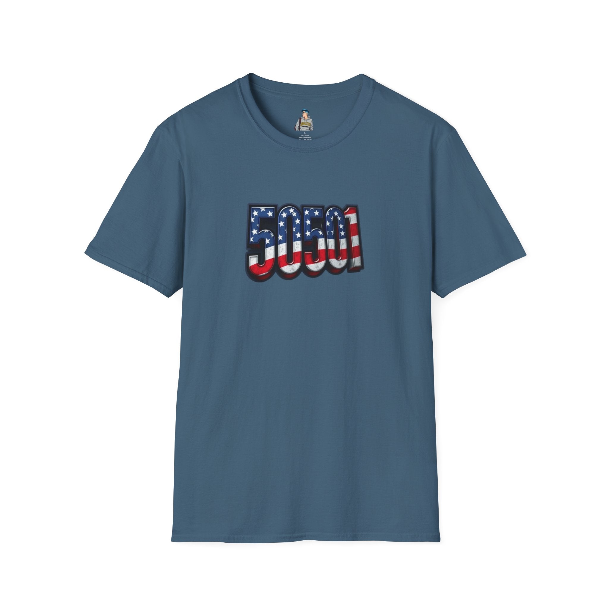 Patriotic Unisex T-Shirt - 50501 We The People Rise - American Flag Design