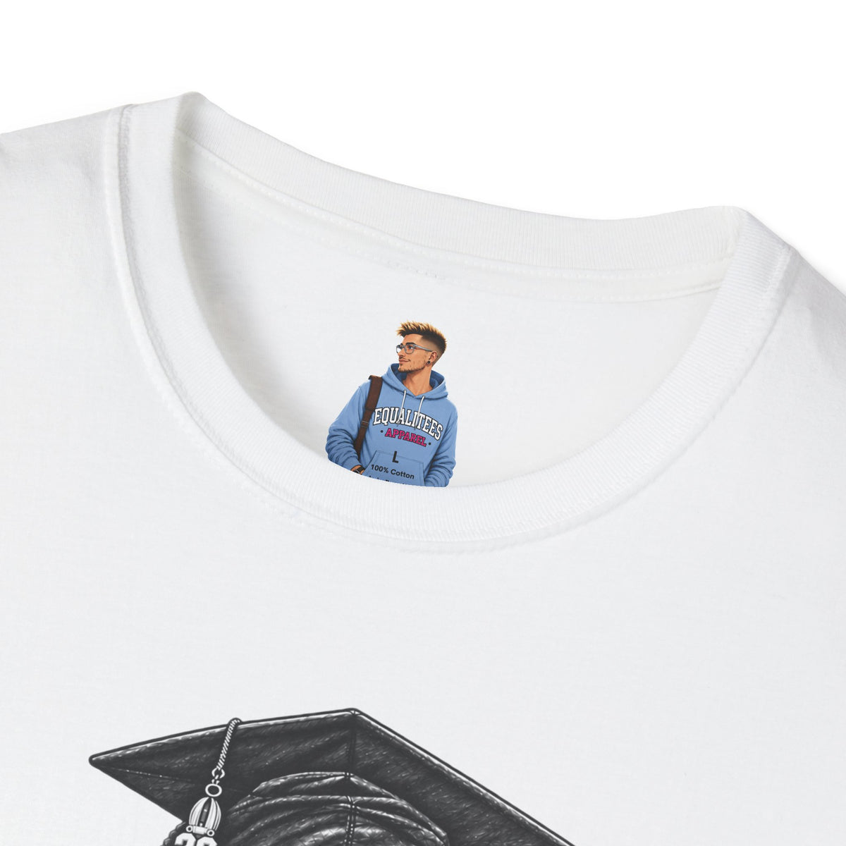 Graduation Portrait Front - In Memory of Pierre Damas Bel T-Shirt