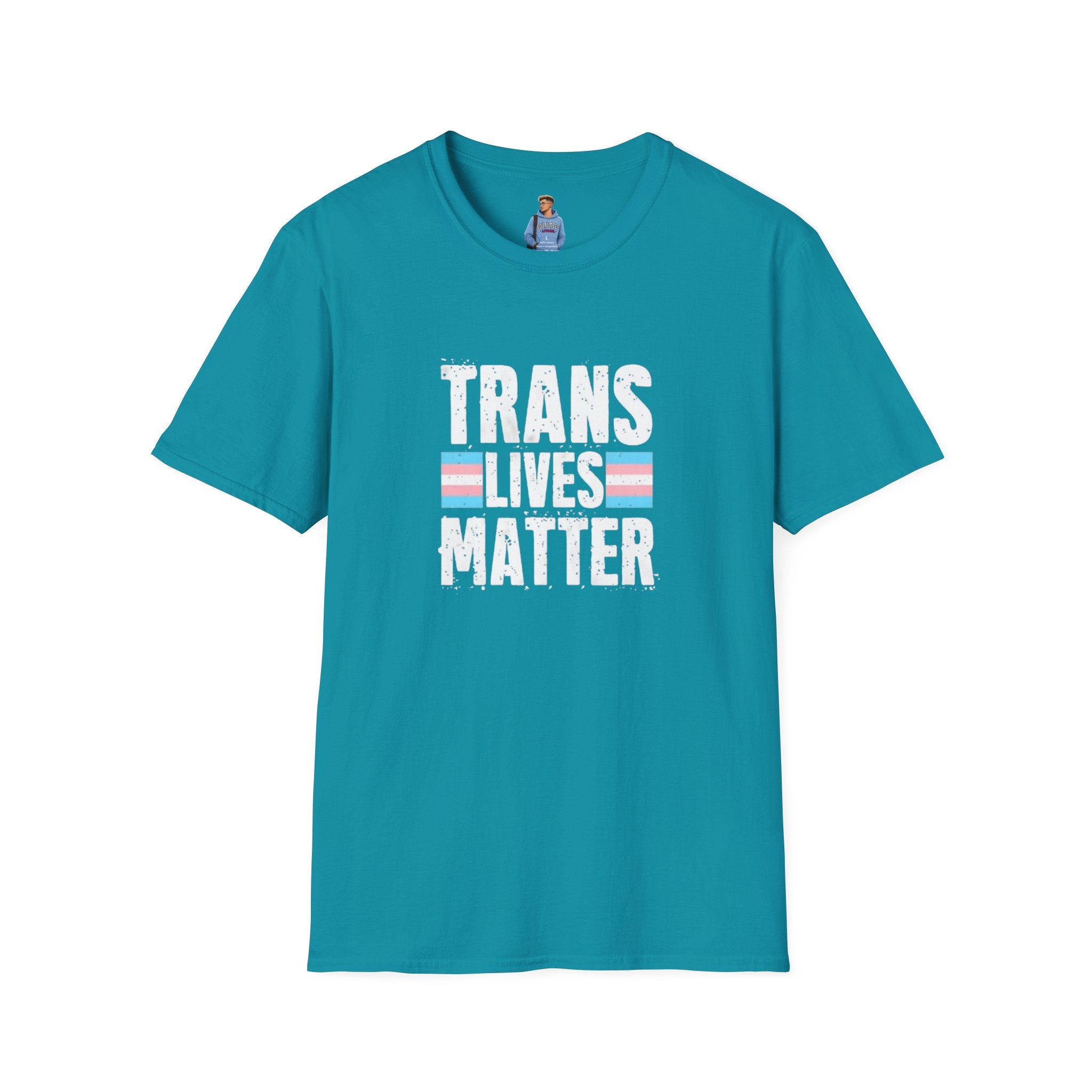 Trans Lives Matter Unisex Softstyle T-Shirt - Support LGBTQ+ Rights
