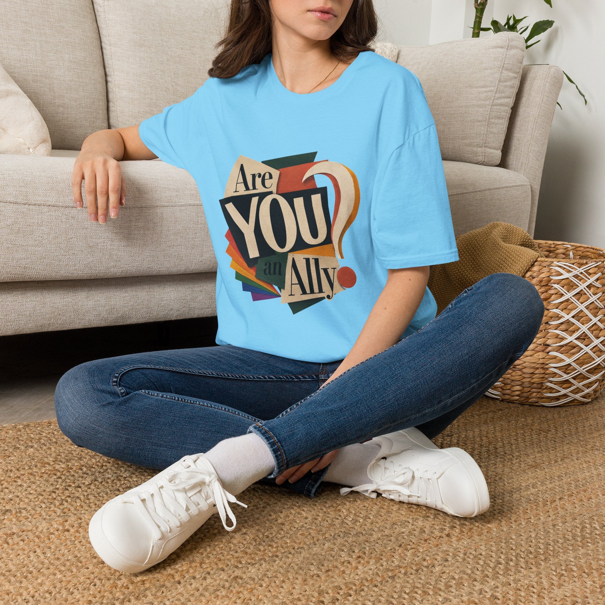 Are You An Ally? T-Shirt — Vintage Pride Ally Tee